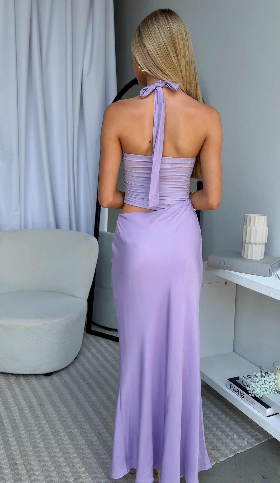 ZOIA MAXI DRESS - LILAC