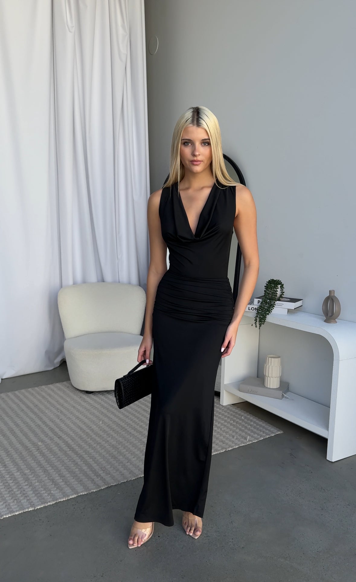 MAXWELL MAXI DRESS - BLACK