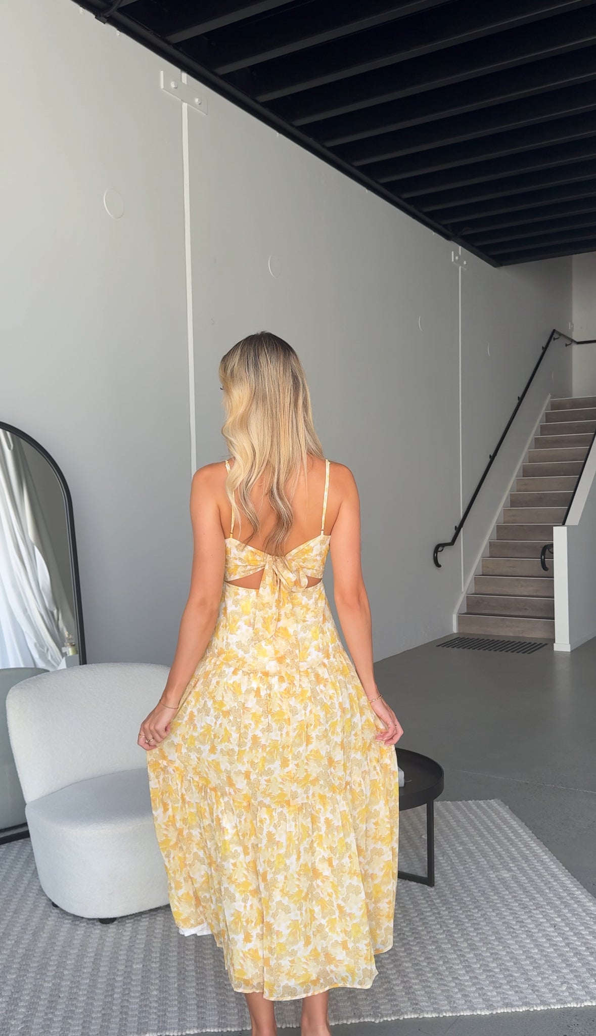 ZELLA MAXI DRESS - YELLOW