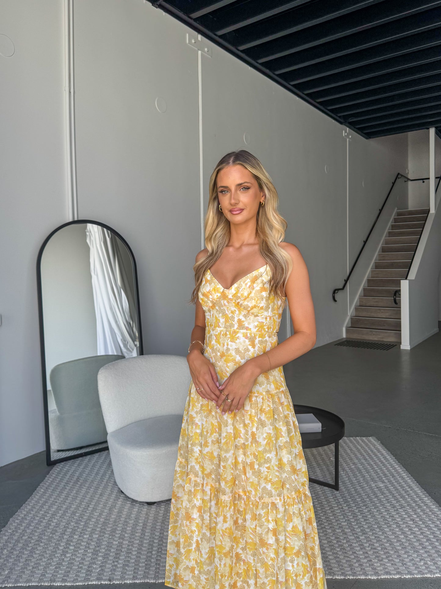 ZELLA MAXI DRESS - YELLOW
