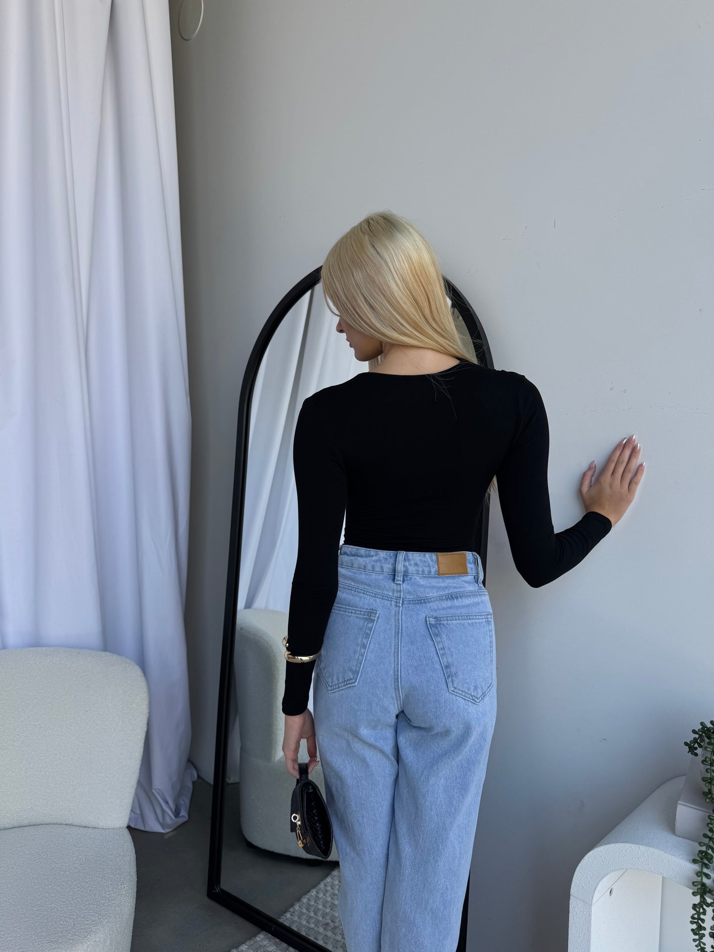ALLEGRA BODYSUIT - BLACK
