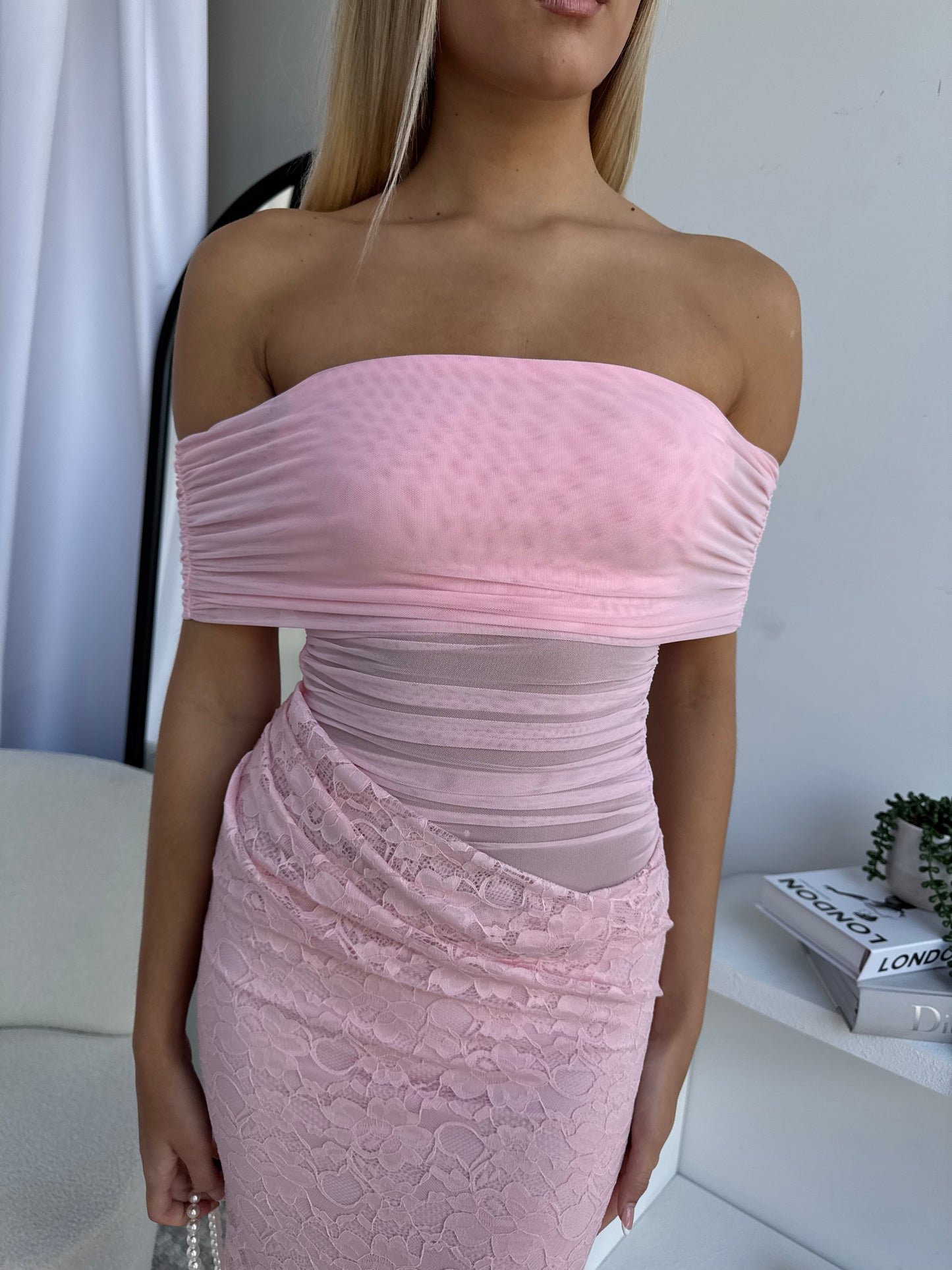 SIERRA MAXI DRESS - BABY PINK