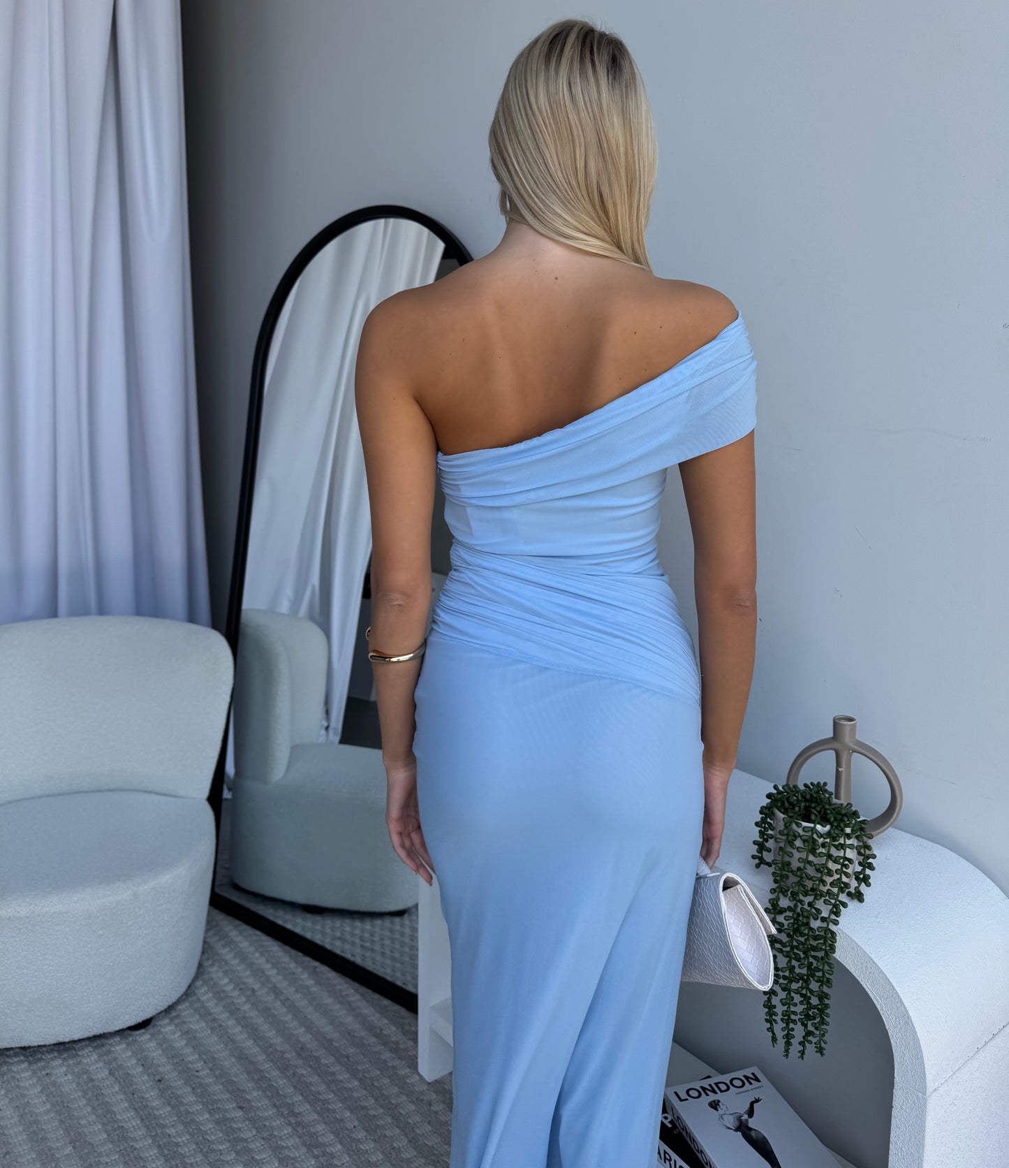 ROSALINE MAXI DRESS - BLUE
