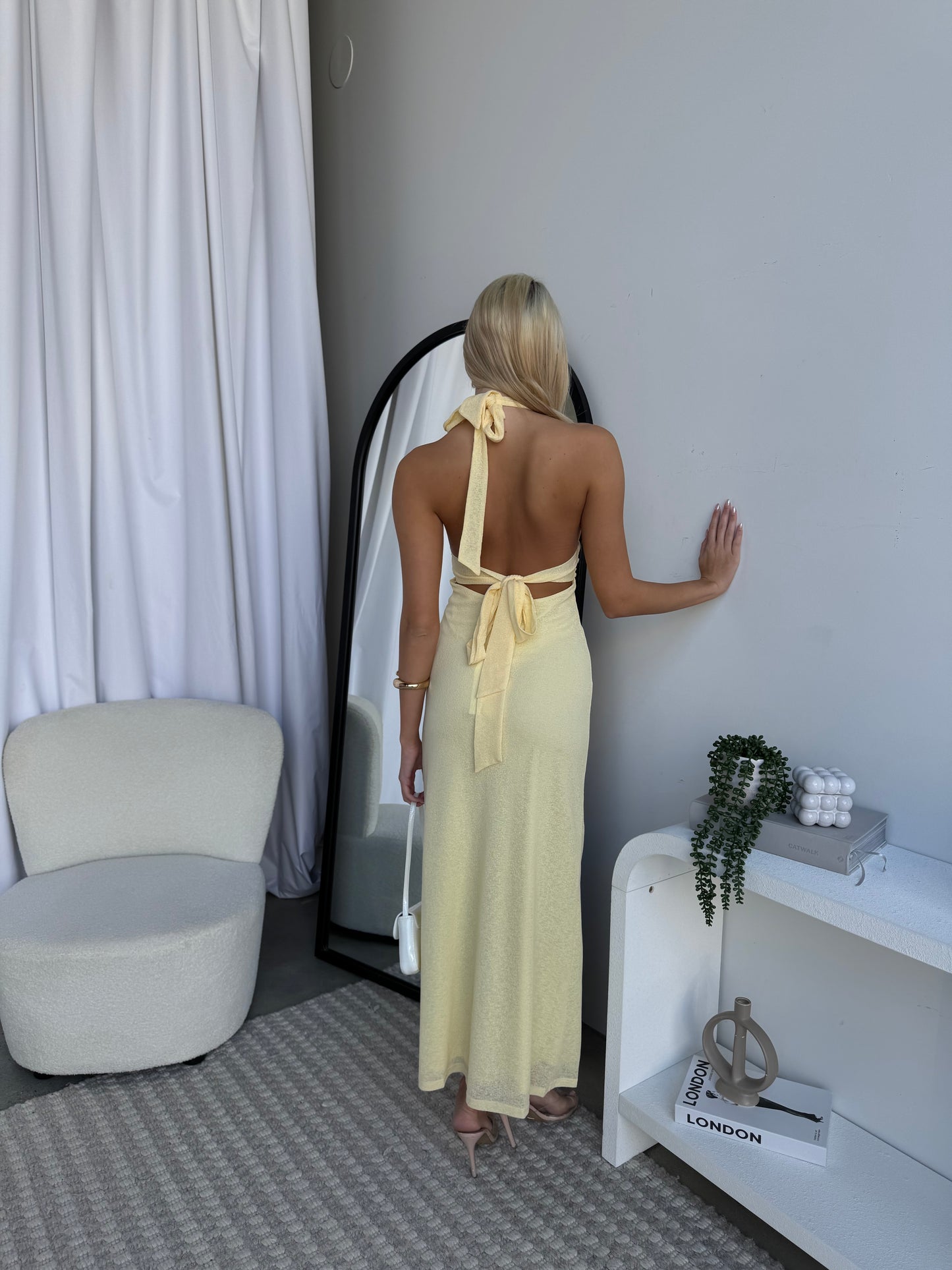 ROMANA MAXI DRESS - LEMON