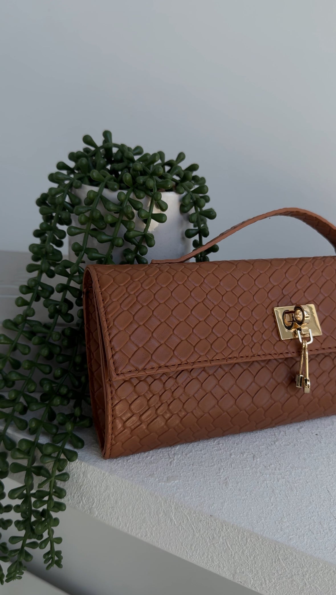CELINA BAG - BROWN