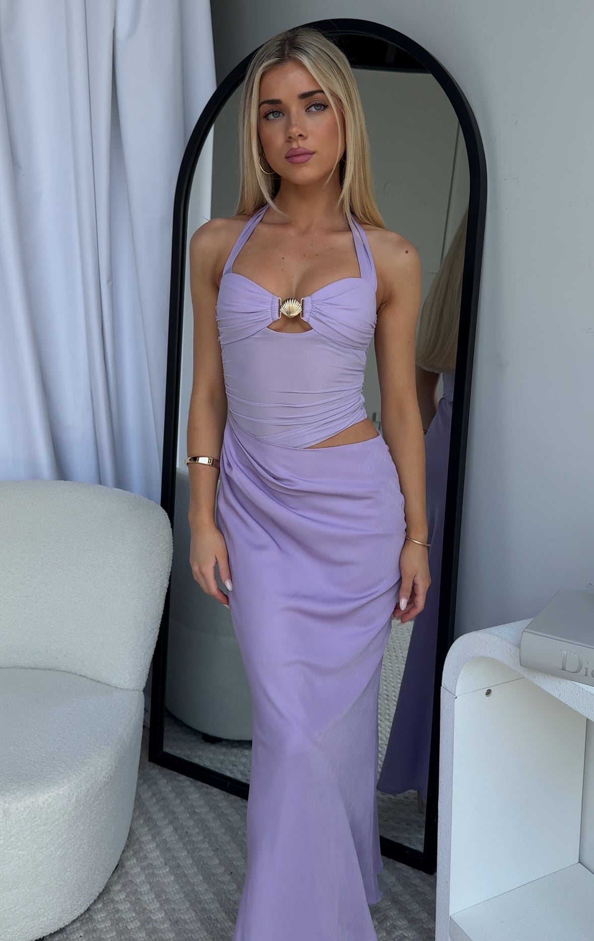 ZOIA MAXI DRESS - LILAC