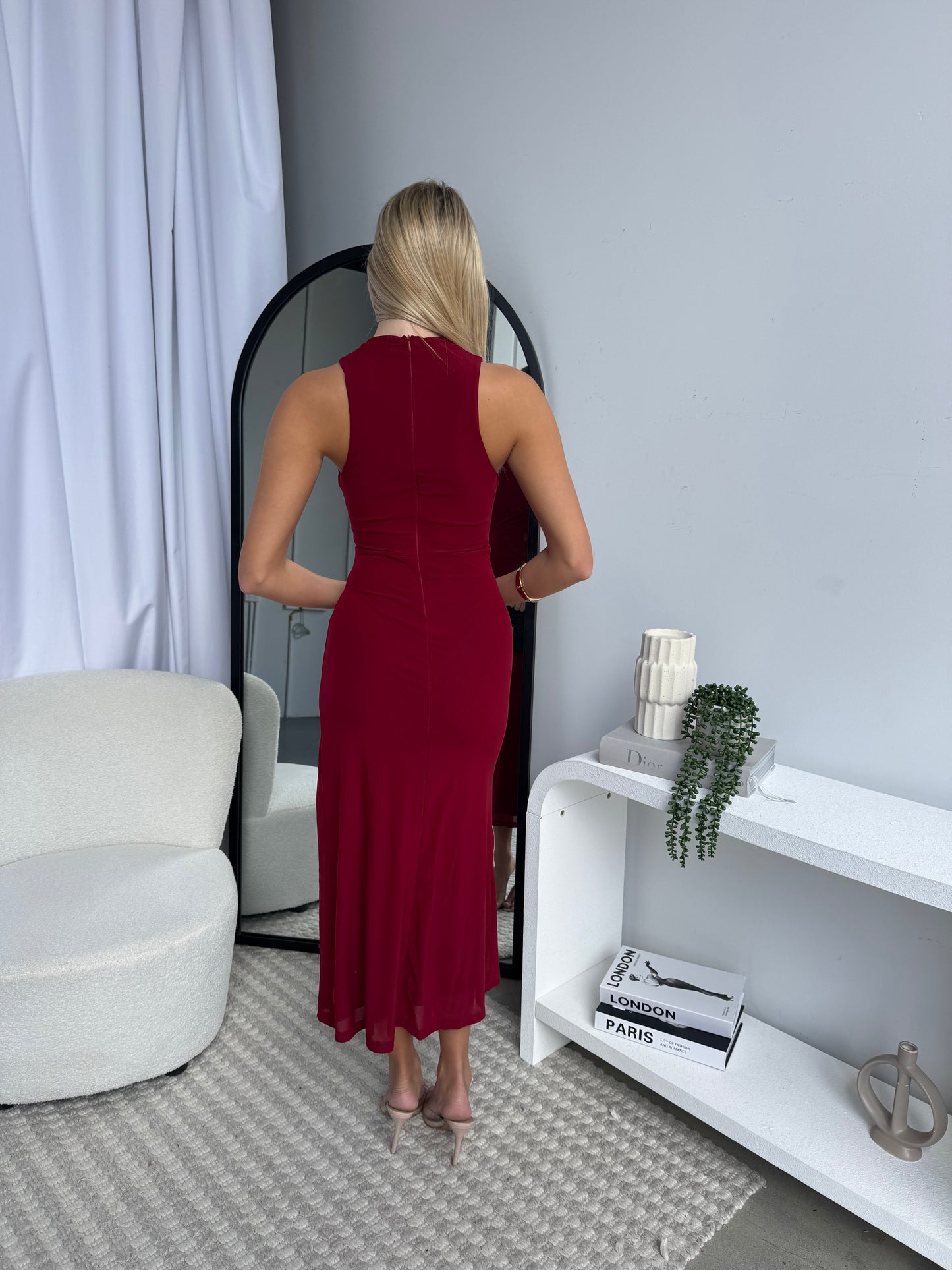NATALIA MAXI DRESS - WINE
