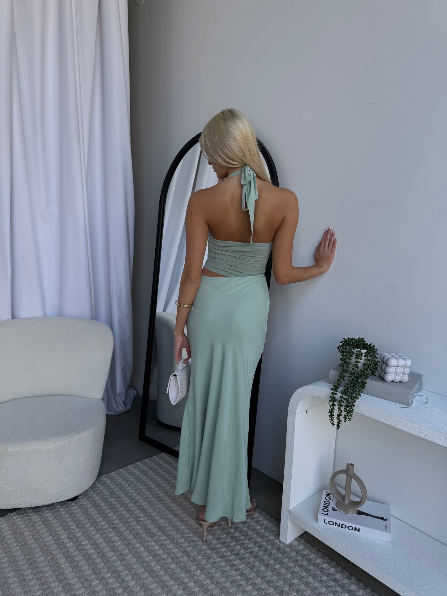 ZOIA MAXI DRESS - SAGE