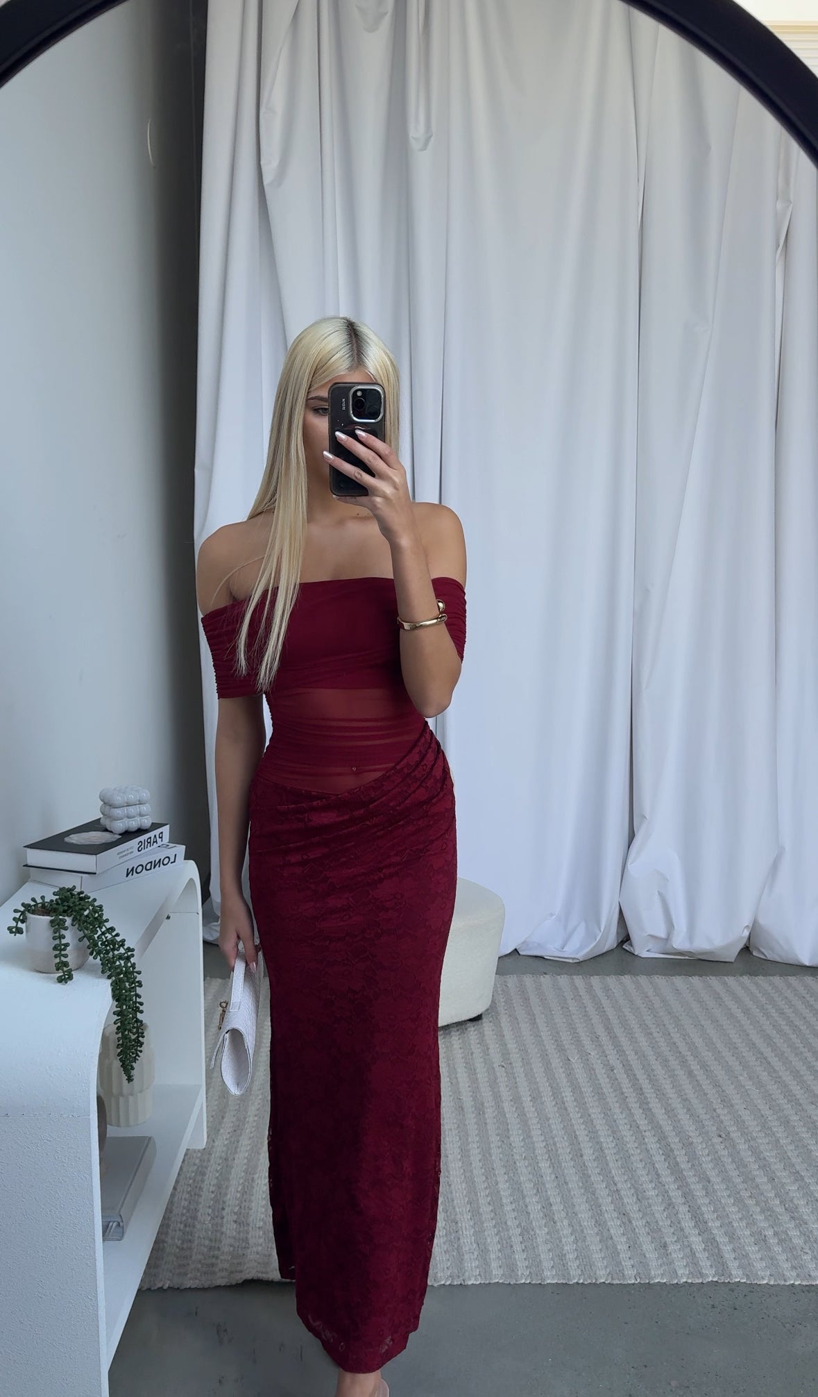 SIERRA MAXI DRESS - WINE