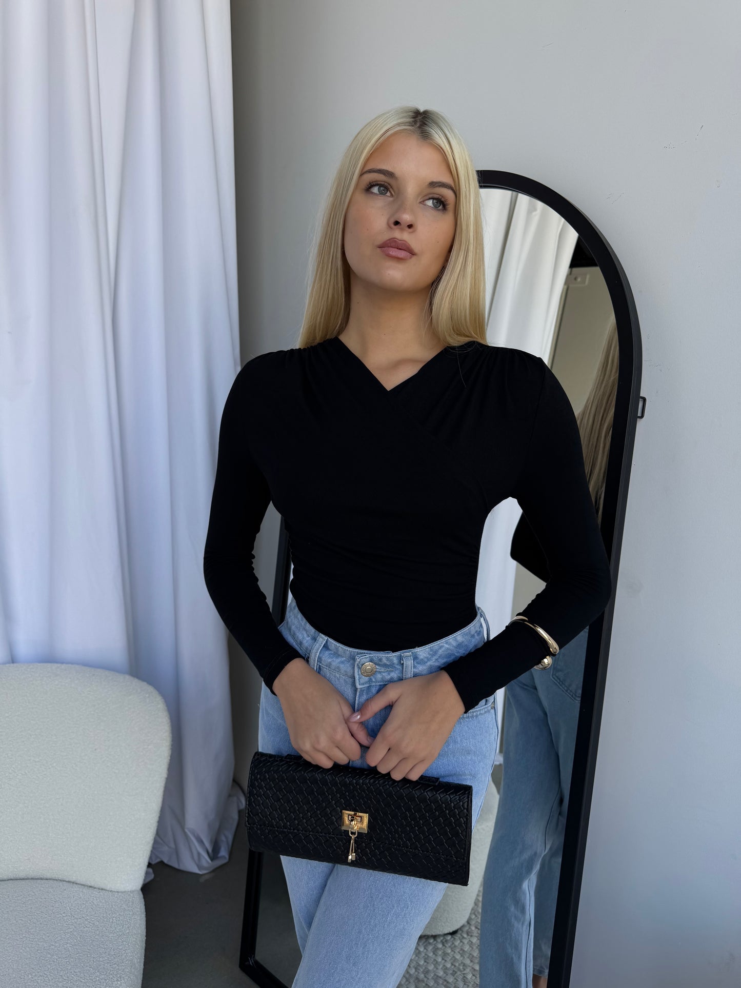 ALLEGRA BODYSUIT - BLACK