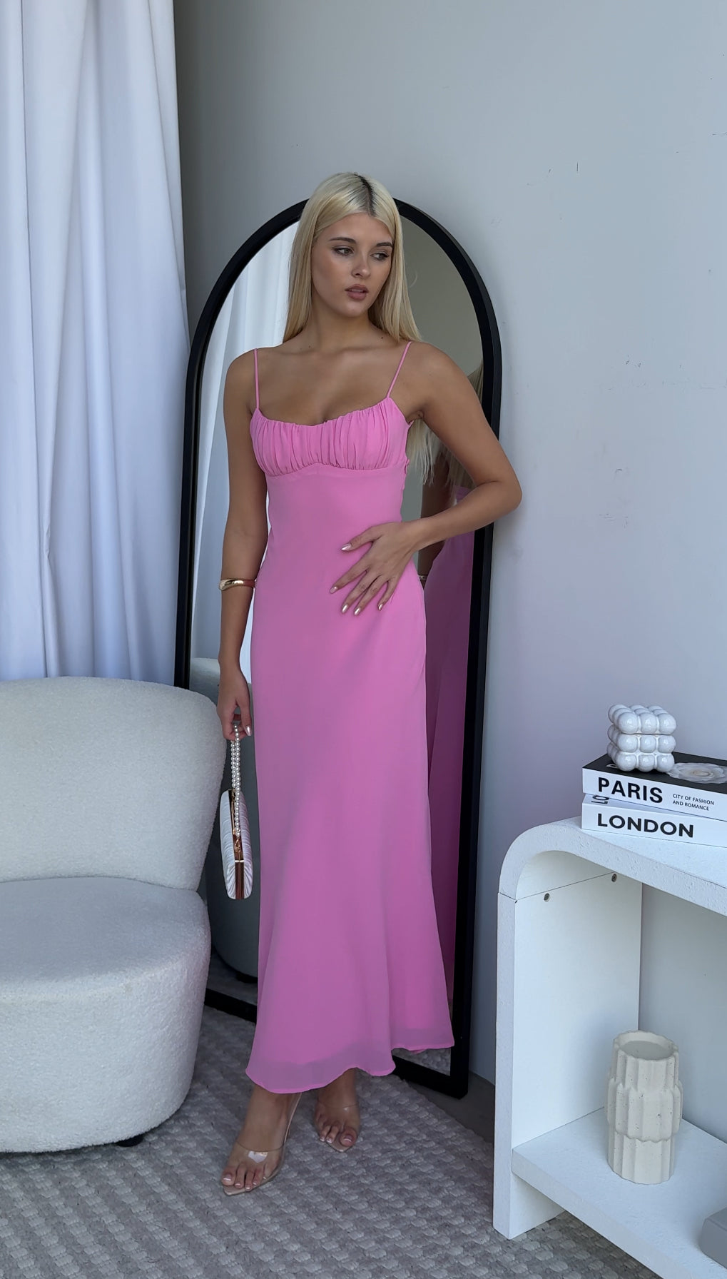 NEVADA MAXI DRESS - PINK