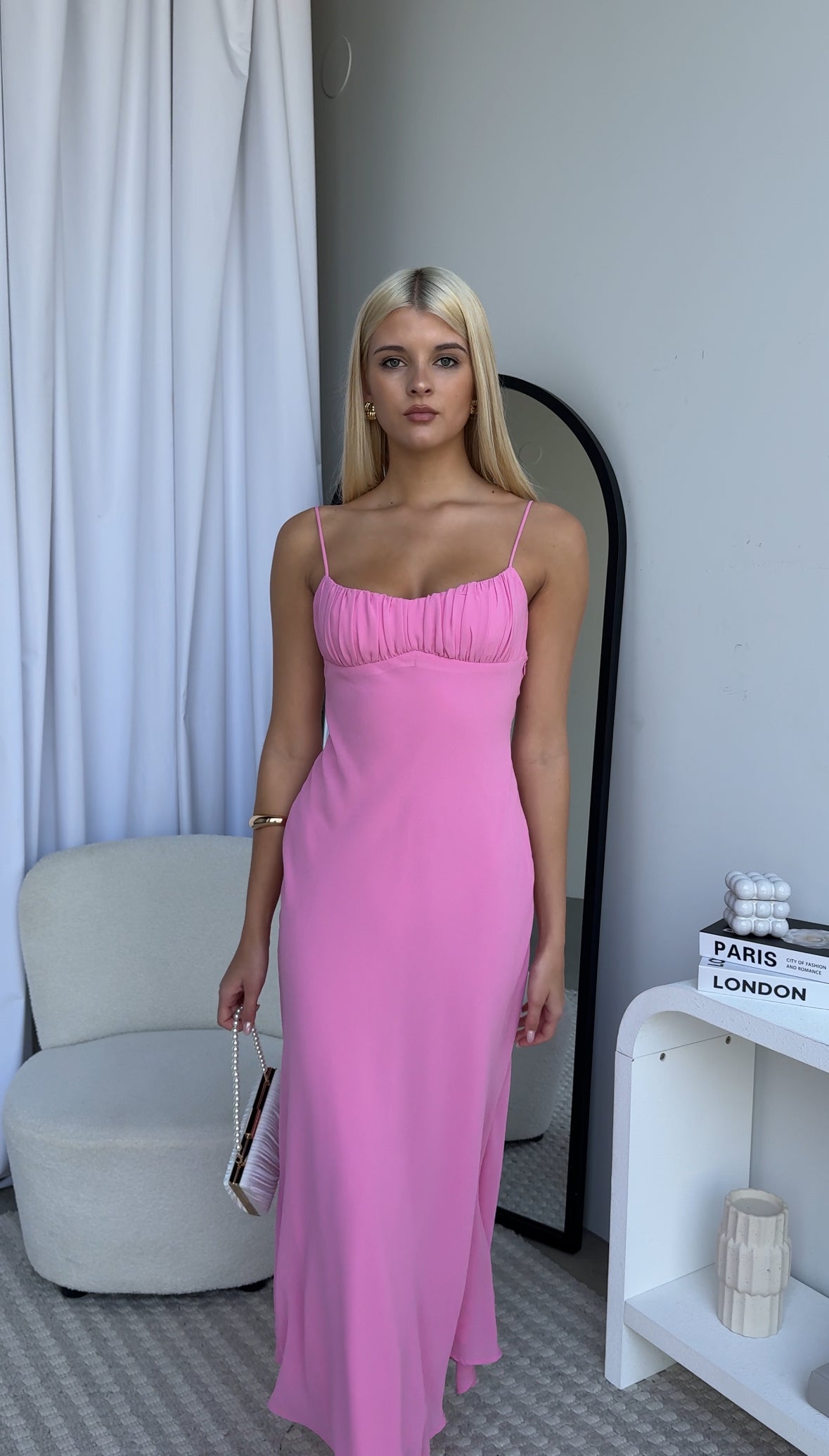 NEVADA MAXI DRESS - PINK