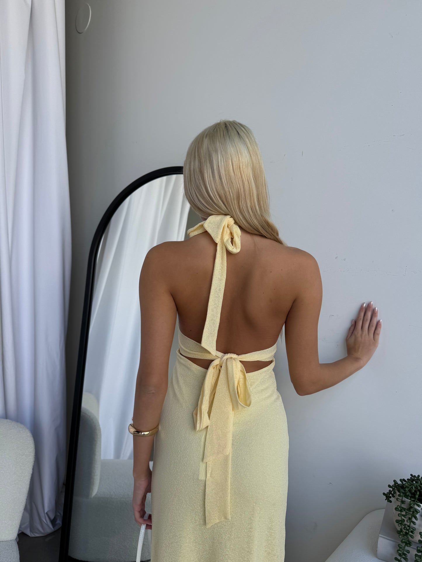 ROMANA MAXI DRESS - LEMON