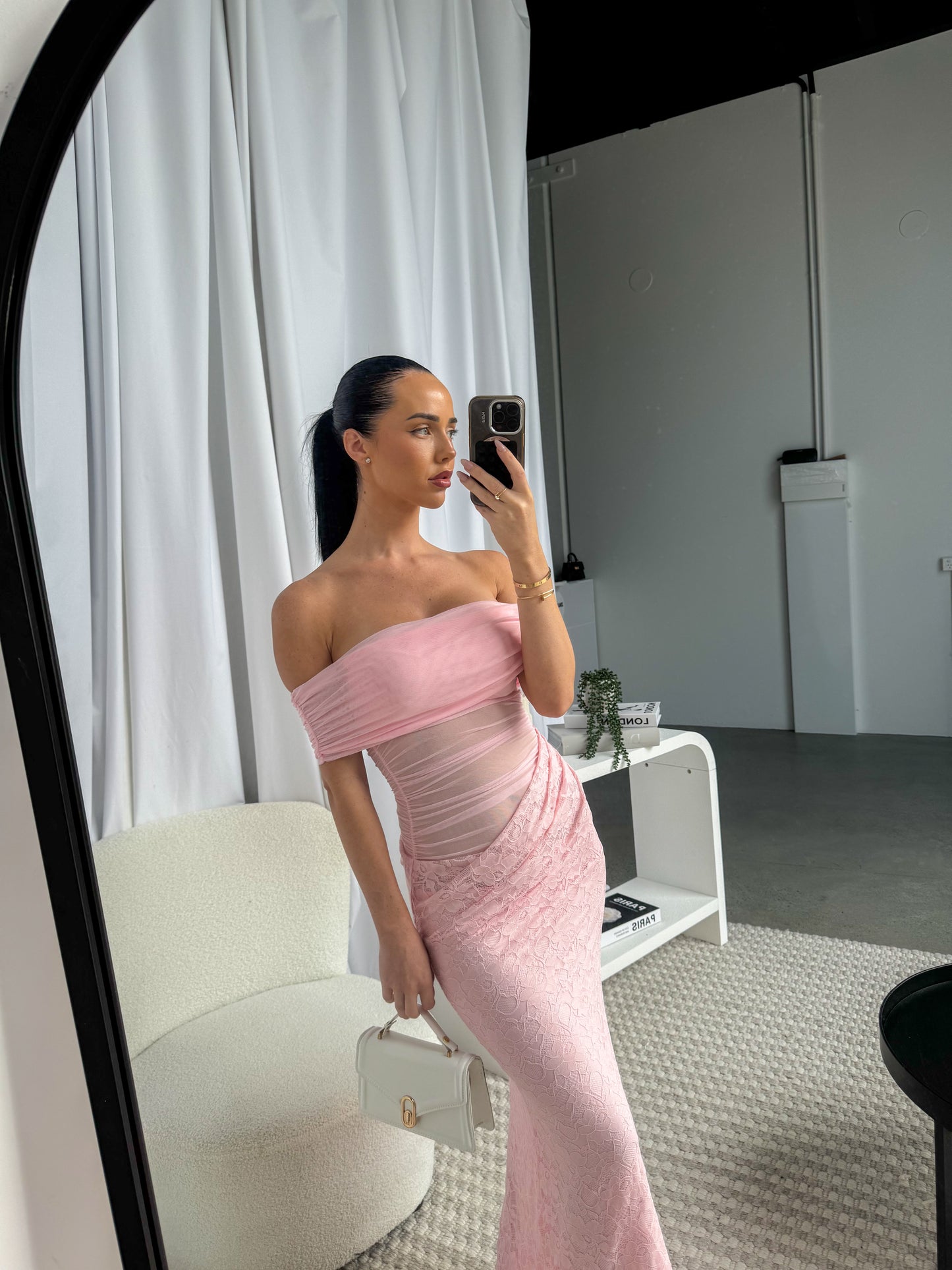 SIERRA MAXI DRESS - BABY PINK