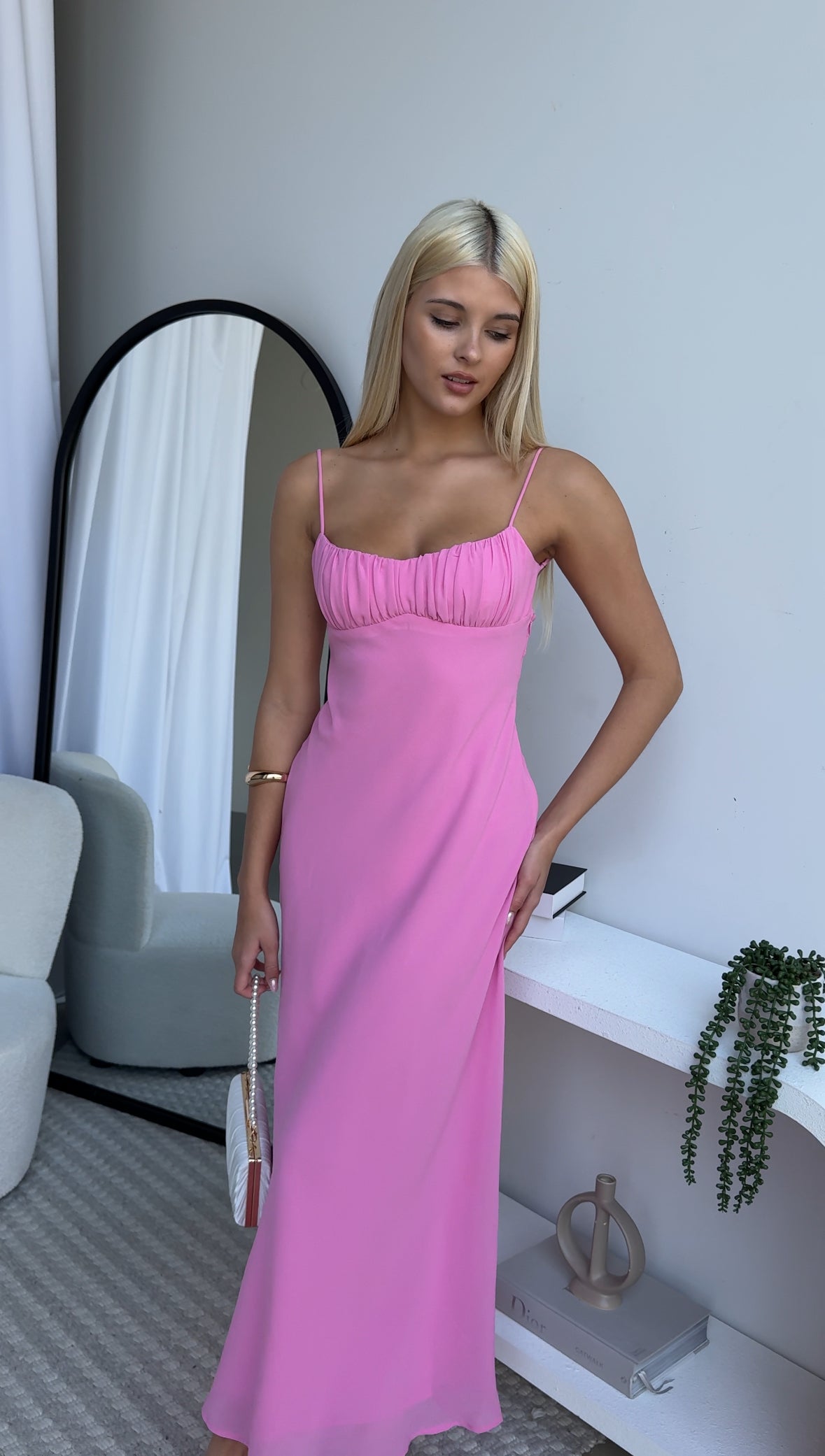 NEVADA MAXI DRESS - PINK