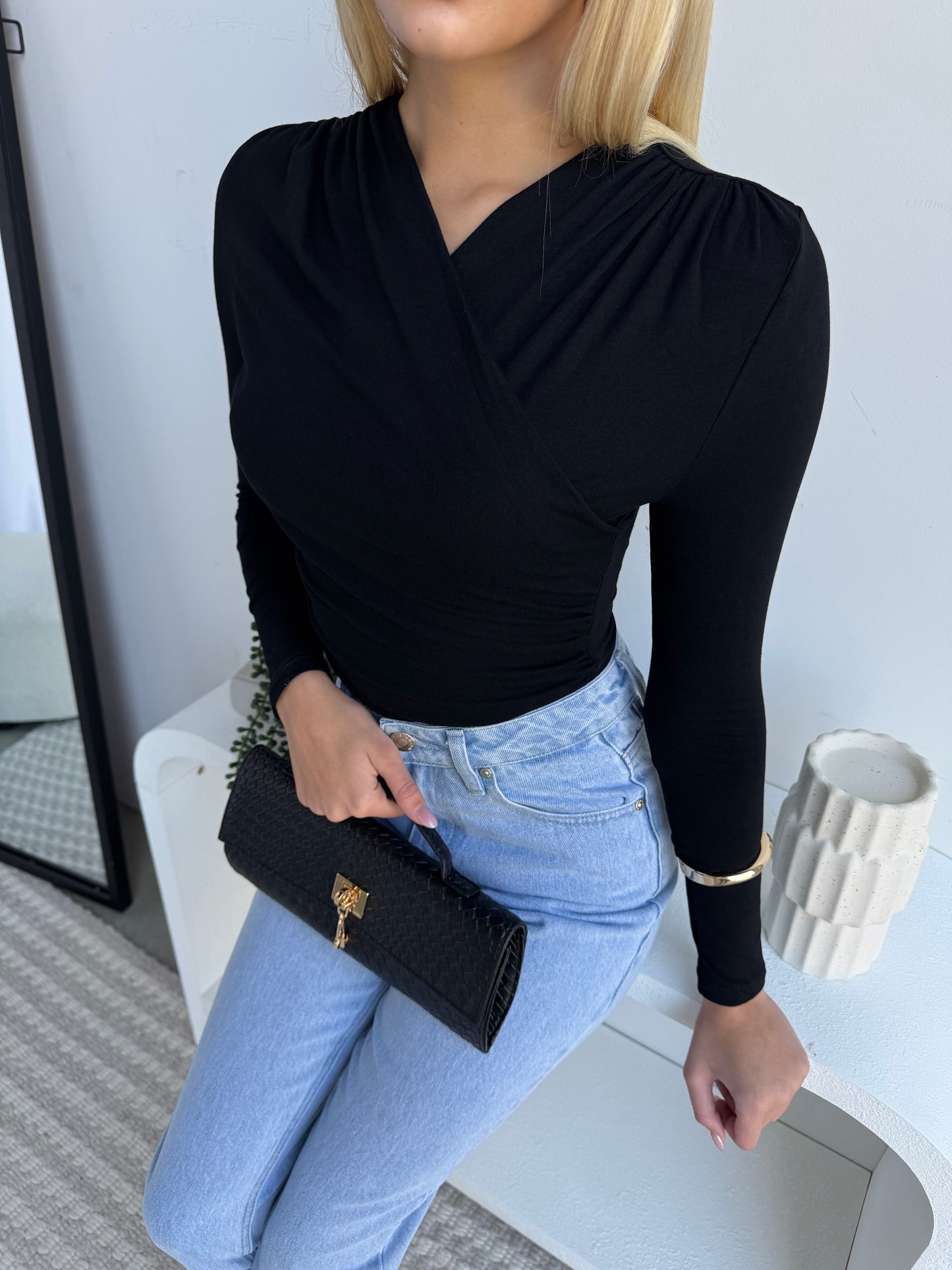ALLEGRA BODYSUIT - BLACK