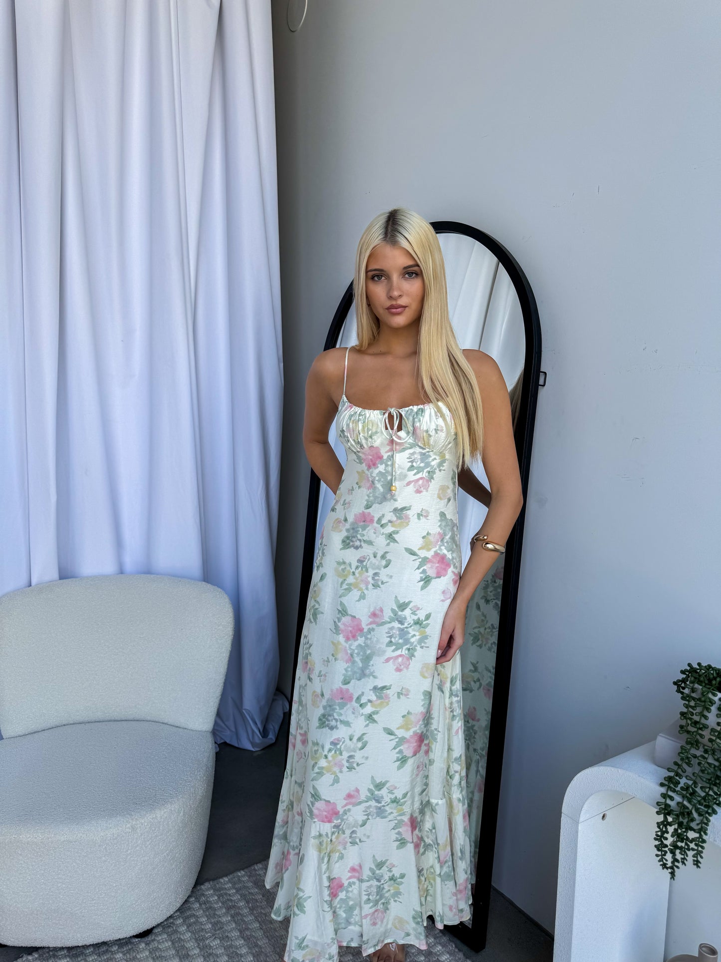 ARIA MAXI DRESS - FLORAL PRINT