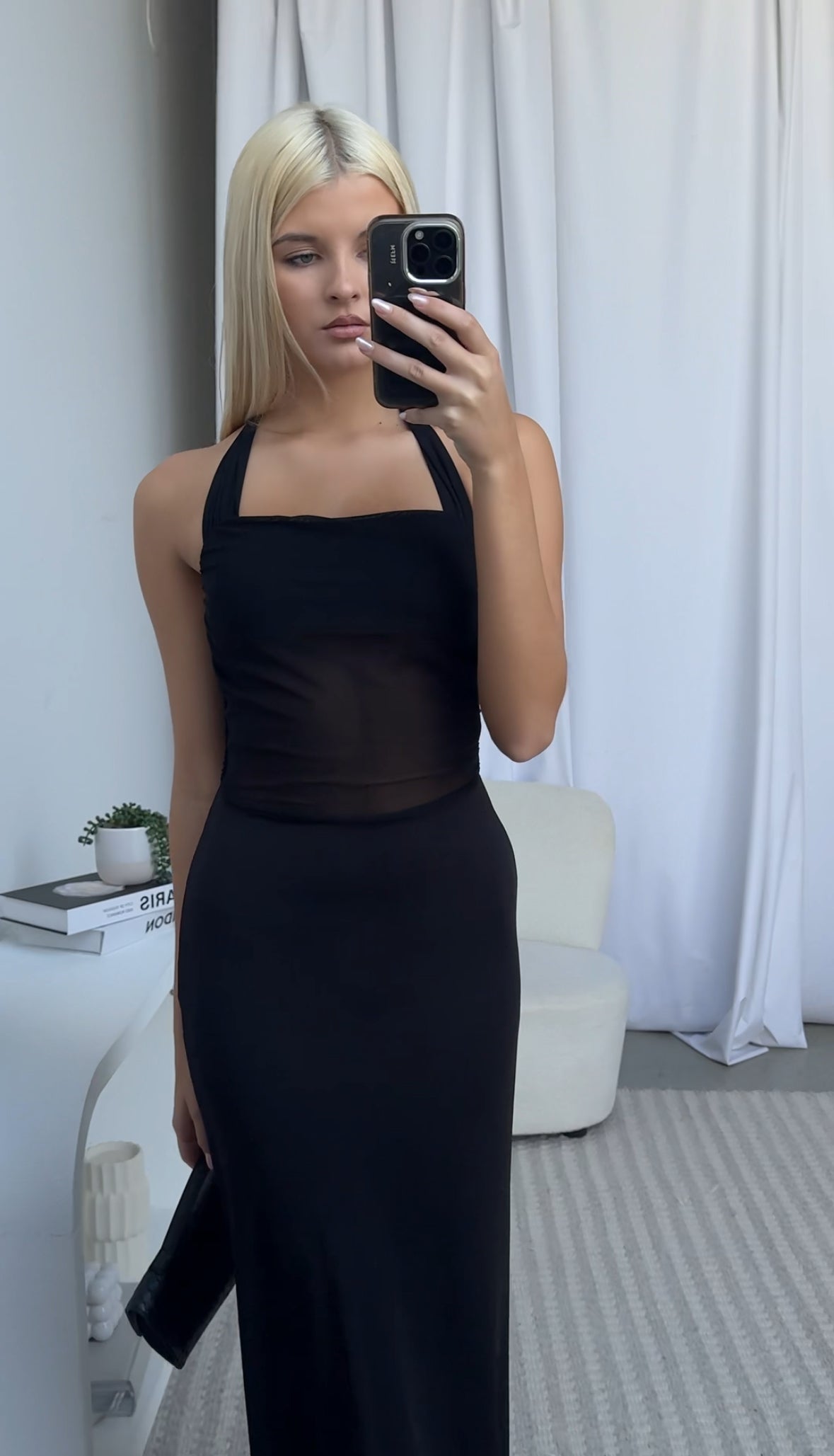 NADIA MAXI DRESS - BLACK