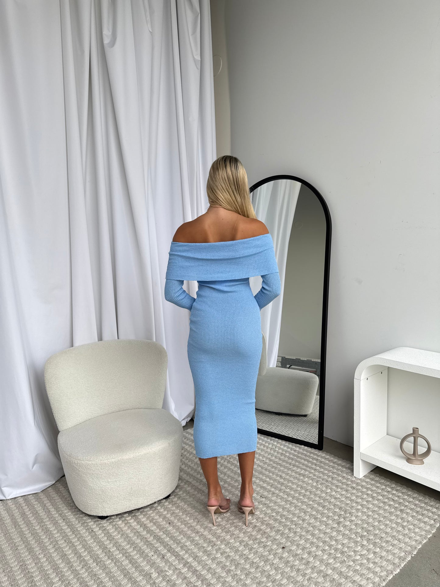 HARPER DRESS - BABY BLUE