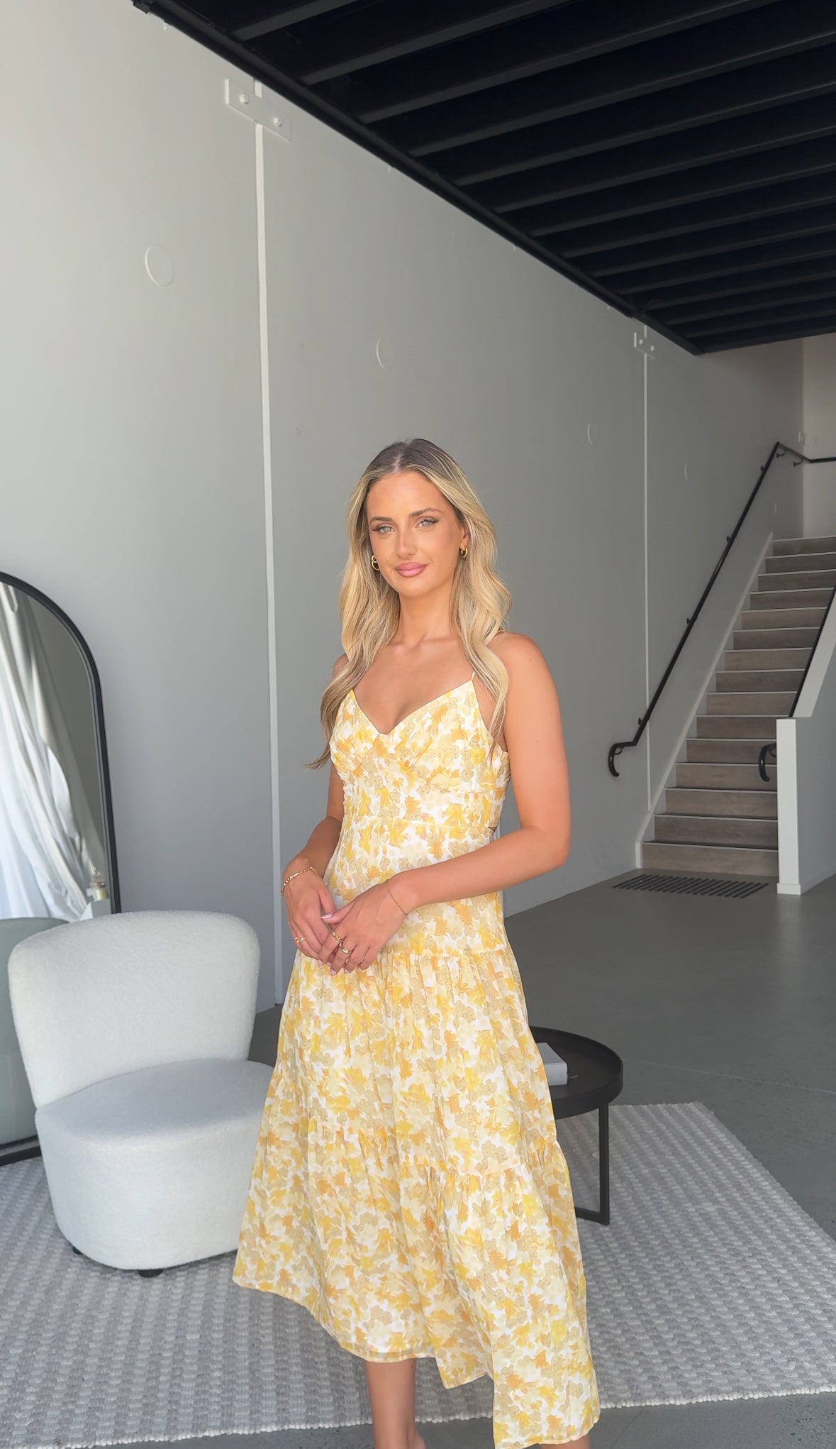 ZELLA MAXI DRESS - YELLOW