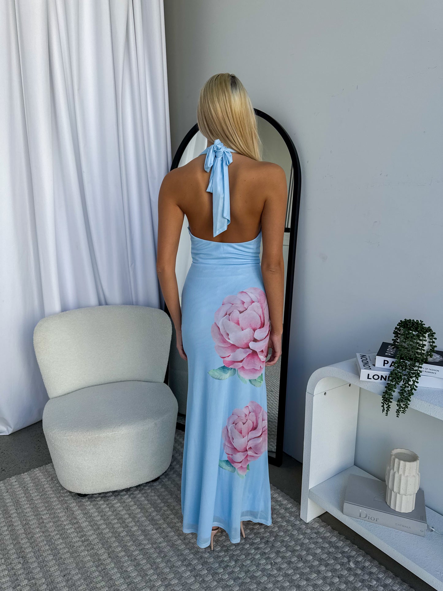JOHANSON MAXI - BABY BLUE FLORAL