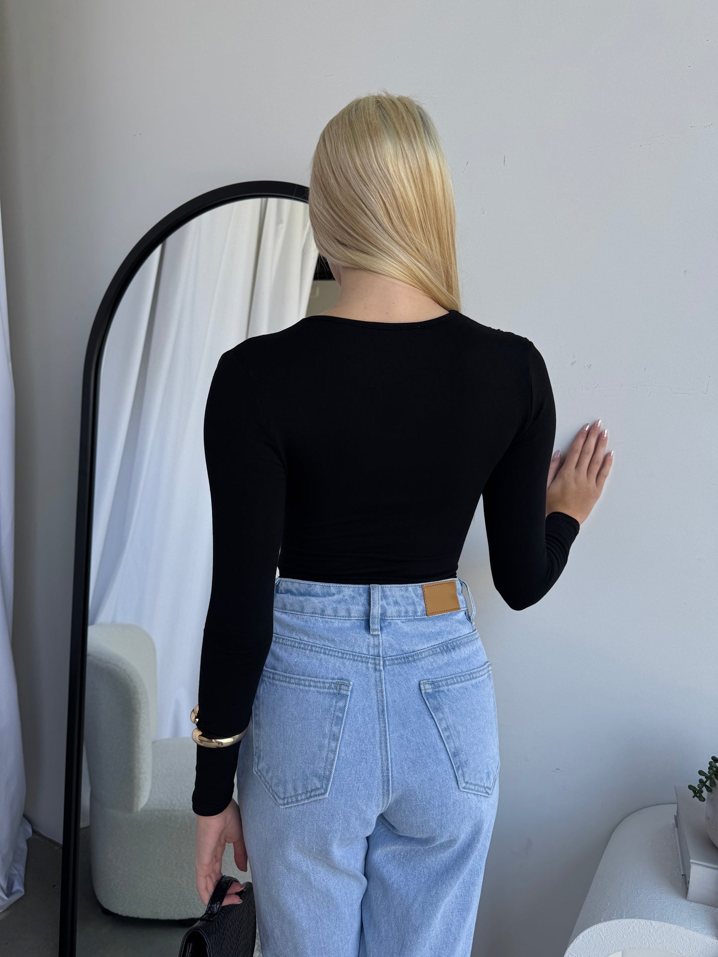 ALLEGRA BODYSUIT - BLACK