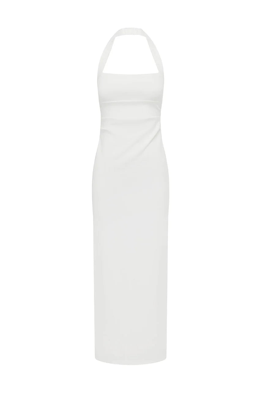 FRANCA MIDI DRESS - WHITE