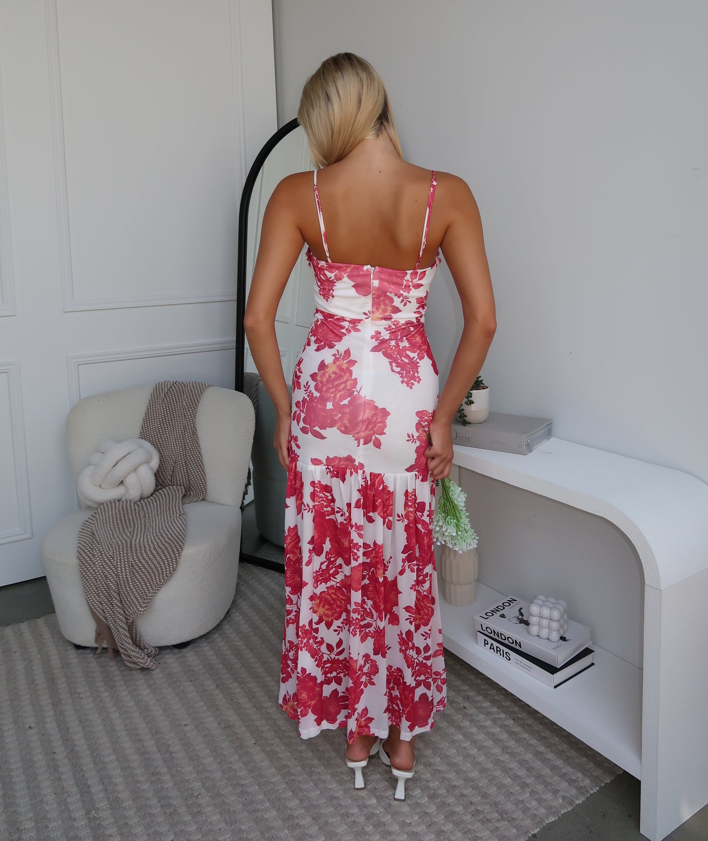 SERENA MAXI DRESS - PINK FLORAL