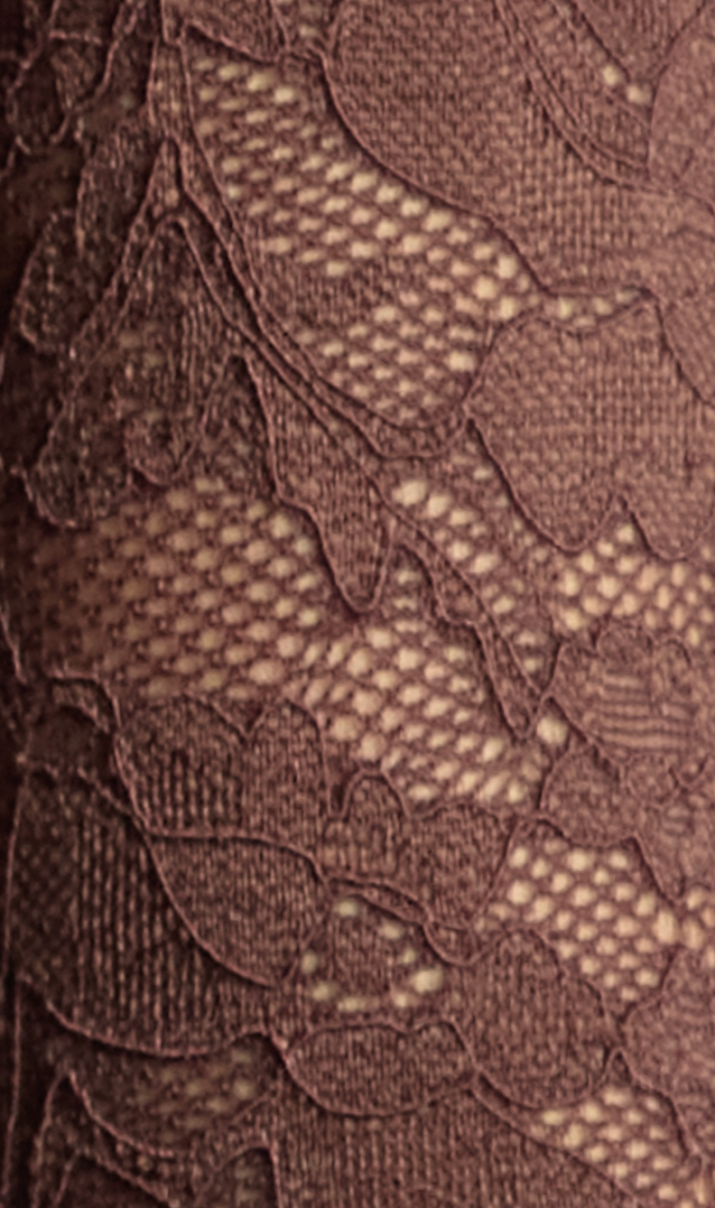 FRANKEY LACE TOP - CHOCOLATE