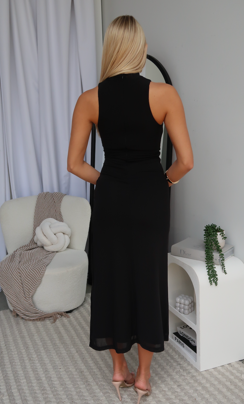 NATALIA MAXI DRESS - BLACK