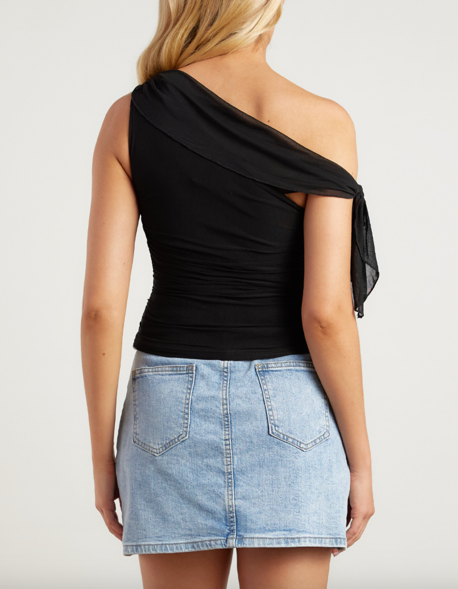 NARIAH TOP - BLACK