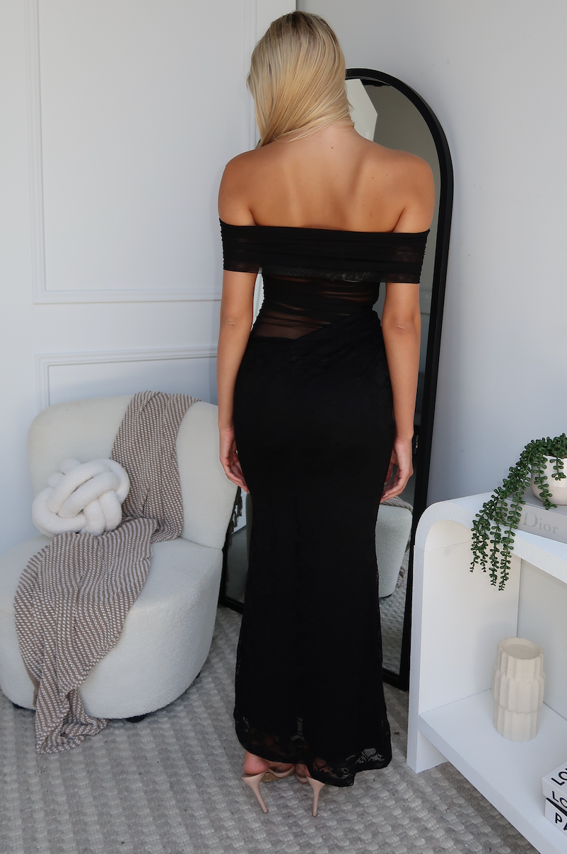 SIERRA MAXI DRESS - BLACK