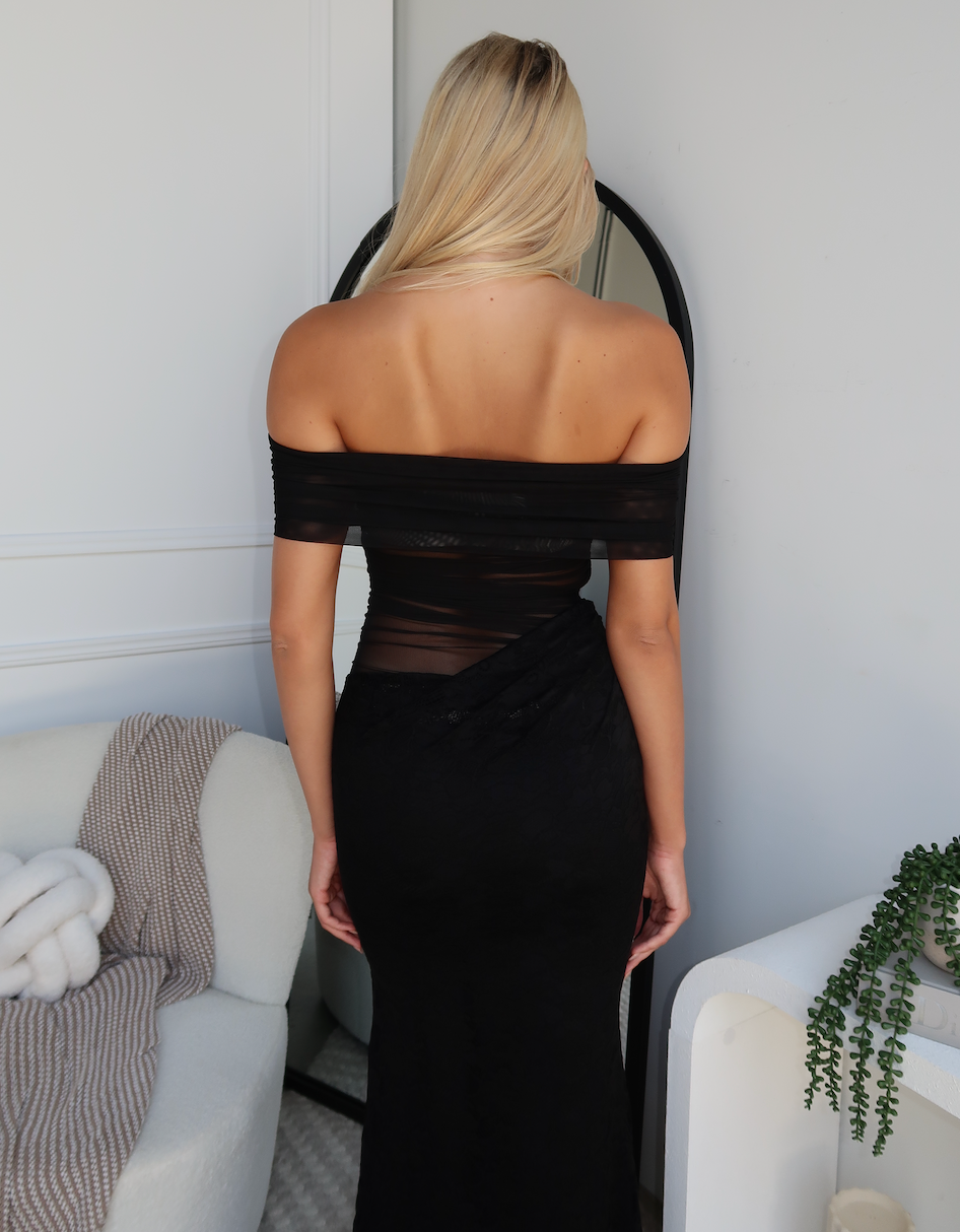 SIERRA MAXI DRESS - BLACK