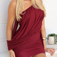 SIENNA MINI DRESS - WINE