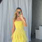 KHLOE MAXI DRESS - LEMON