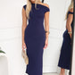 ADELE MIDI DRESS - NAVY