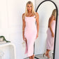 LEWIS MIDI DRESS - PINK