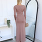 ELORA MAXI DRESS - MOCHA