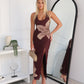 STEVIE MAXI DRESS - CHOCOLATE FLORAL