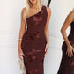 MATILDA MAXI DRESS - CHOCOLATE