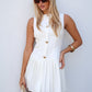 CAMILLE MINI DRESS - WHITE