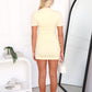 EDEN MINI DRESS - LEMON
