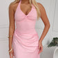 LEAH HALTER MAXI - PINK