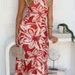 JULIET FLORAL MAXI DRESS - RED