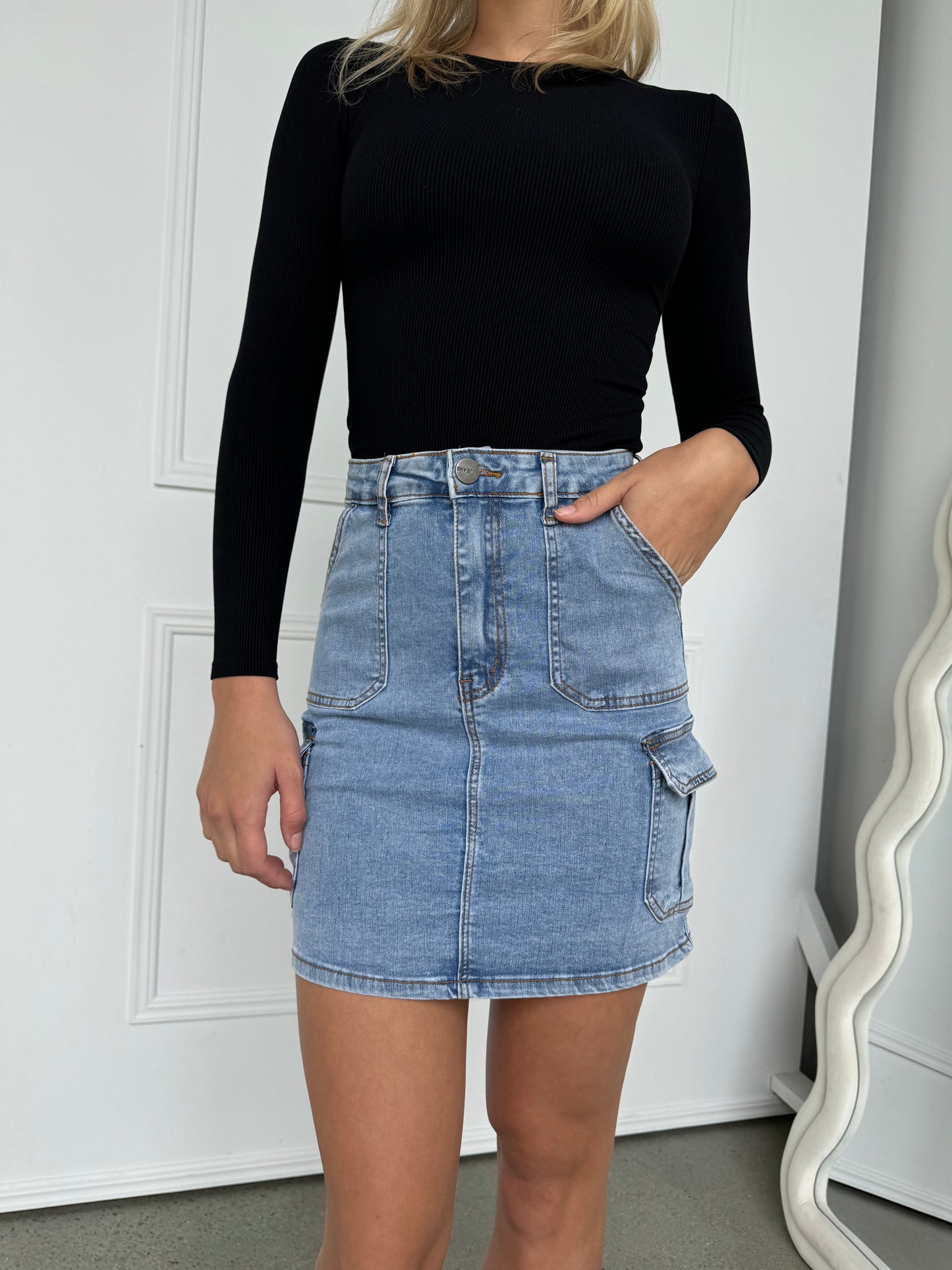 ASTRID DENIM SKIRT