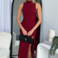 NATALIA MAXI DRESS - WINE