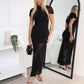 MONA MAXI DRESS - BLACK