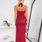 KLARA MAXI DRESS - WINE