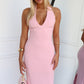 SUKI MAXI DRESS - PINK