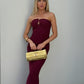 KIRRA MAXI DRESS - WINE